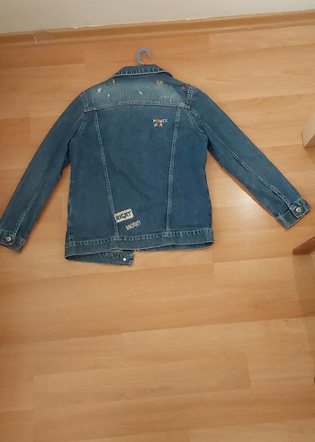 LC Waikiki Mavi Düğmeli Kadın Denim Ceket