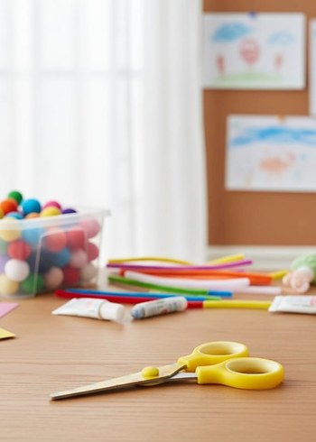 Renkli  Çocuk Makası - Görsel 5