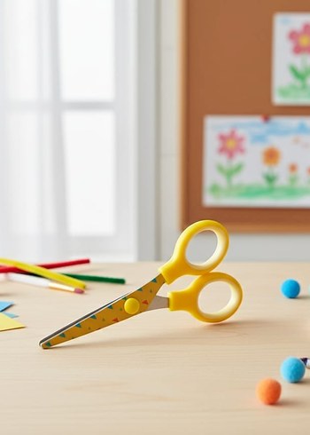 Renkli  Çocuk Makası - Görsel 6