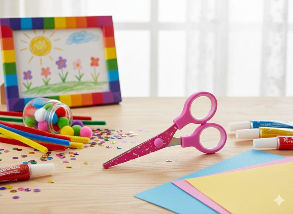 Renkli  Çocuk Makası - Görsel 2