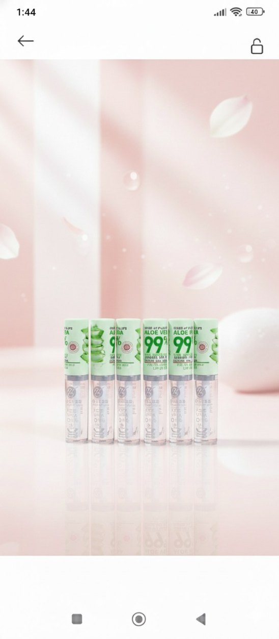 Ronassi Aloe Vera Işıltılı Yeşil Dudak Parlatıcısı - Görsel 3