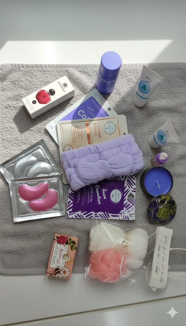 Mor Pastel ve Cilt Bakım Seti - Görsel 2