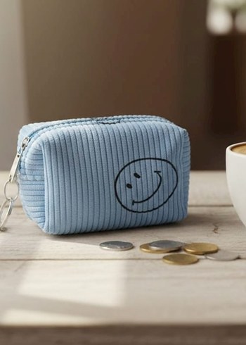 Mavi Nakışlı Kadın Çantası - Görsel 2