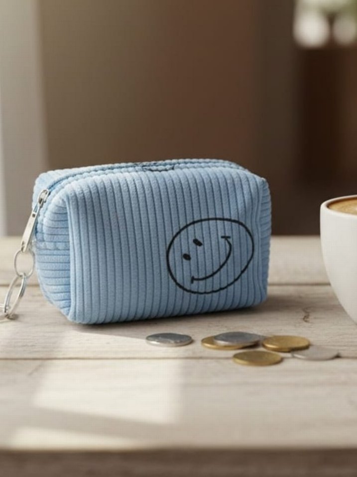 Mavi Nakışlı Kadın Çantası - Görsel 2