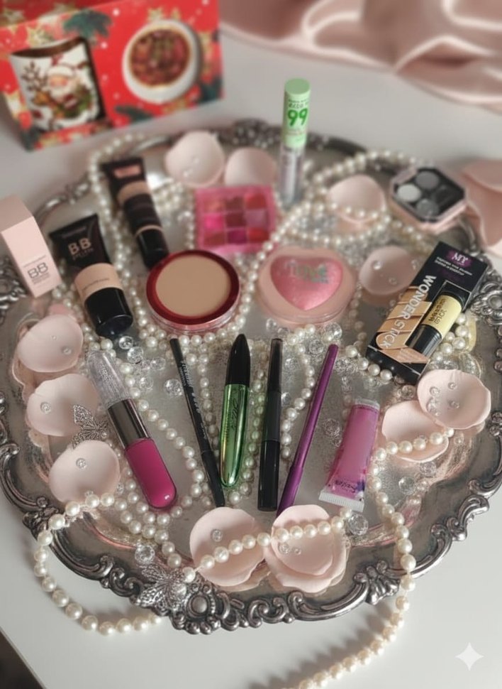 bir çanta dolusu makyaj malzemesi 15 adet ürün çanta hediye - Görsel 3