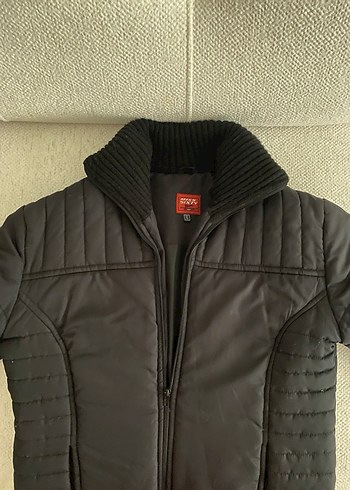 Siyah  Fermuarlı Ceket - Görsel 6