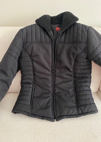 Siyah  Fermuarlı Ceket - Görsel 2