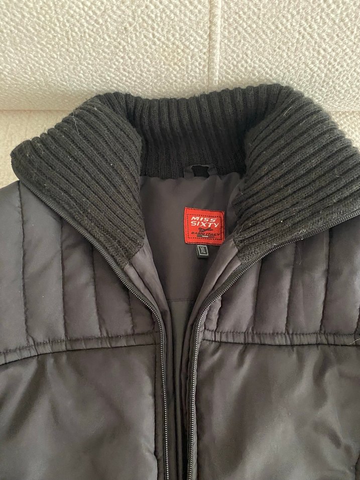 Siyah  Fermuarlı Ceket - Görsel 3