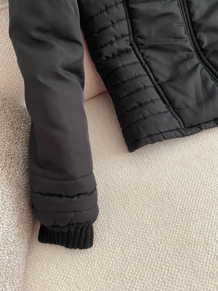 Siyah  Fermuarlı Ceket - Görsel 5