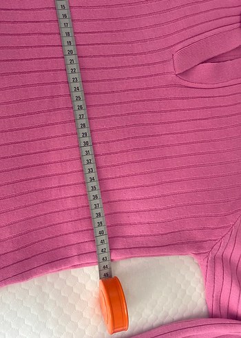 Pembe Triko Uzun Kollu Kadın Kazak - Görsel 5