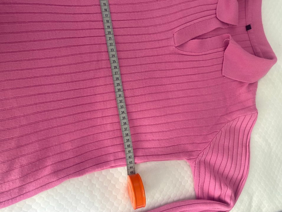Pembe Triko Uzun Kollu Kadın Kazak - Görsel 5
