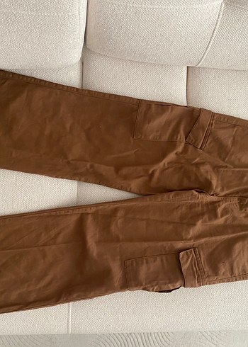 Kadın Kahverengi Regular Fit Midi Kot Pantolon - Görsel 3