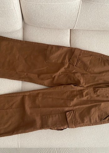 Kadın Kahverengi Regular Fit Midi Kot Pantolon - Görsel 5