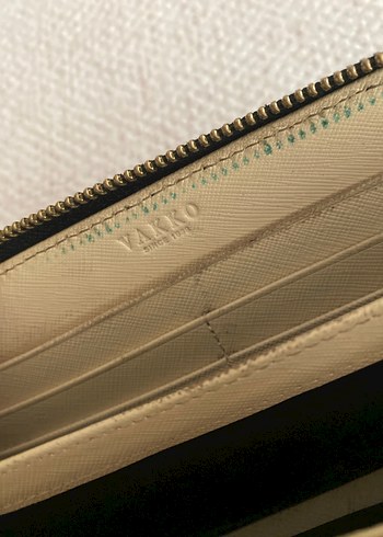 Siyah Deri Yılan Desenli Fermuarlı Kadın Cüzdanı - Görsel 4