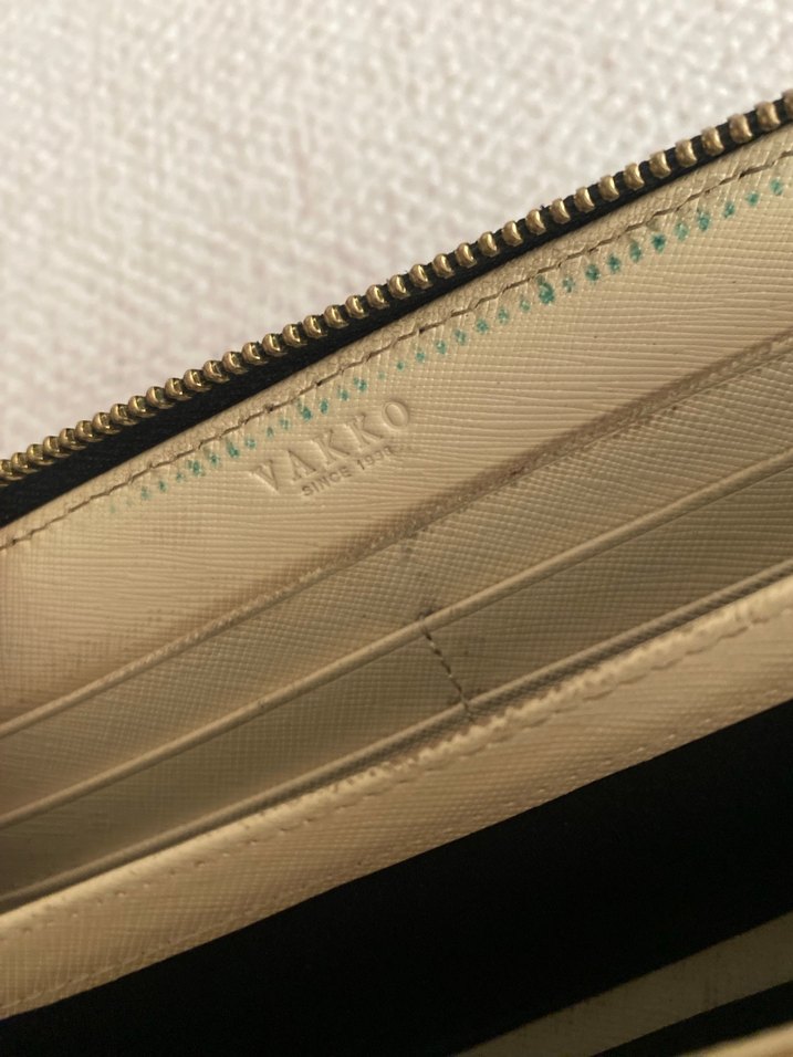 Siyah Deri Yılan Desenli Fermuarlı Kadın Cüzdanı - Görsel 4