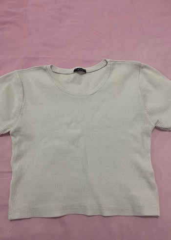 Beyaz Kısa Kollu Basic Tişört