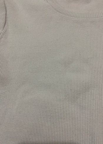 Zara Beyaz Kısa Kollu Basic Tişört