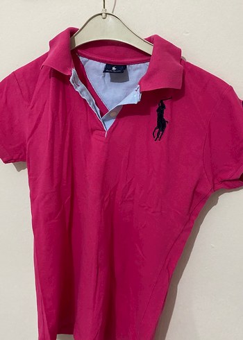 l Beden Ralph Lauren Pembe Uzun Kollu Polo Tişört