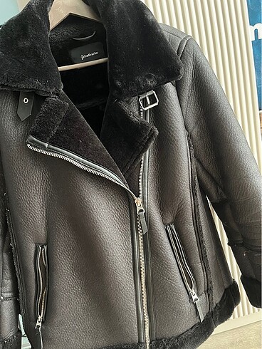 s Beden Stradivarius biker ceket