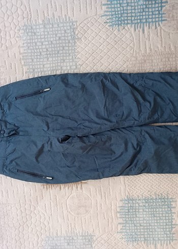 Erkek Mavi Fermuarlı Kayak Pantolonu