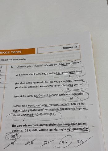 Beden TYT Türkçe 5 Deneme Kitabı - Rüstü Hoca