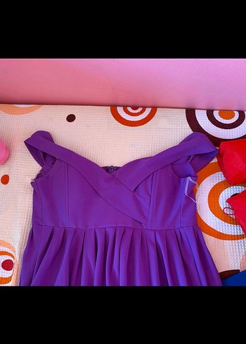 Düşük Omuz Abiye - Görsel 4