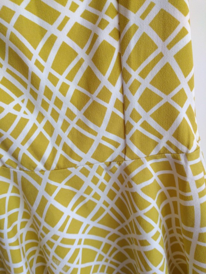 Sarı Pilili Midi Bohem Elbise - Görsel 5