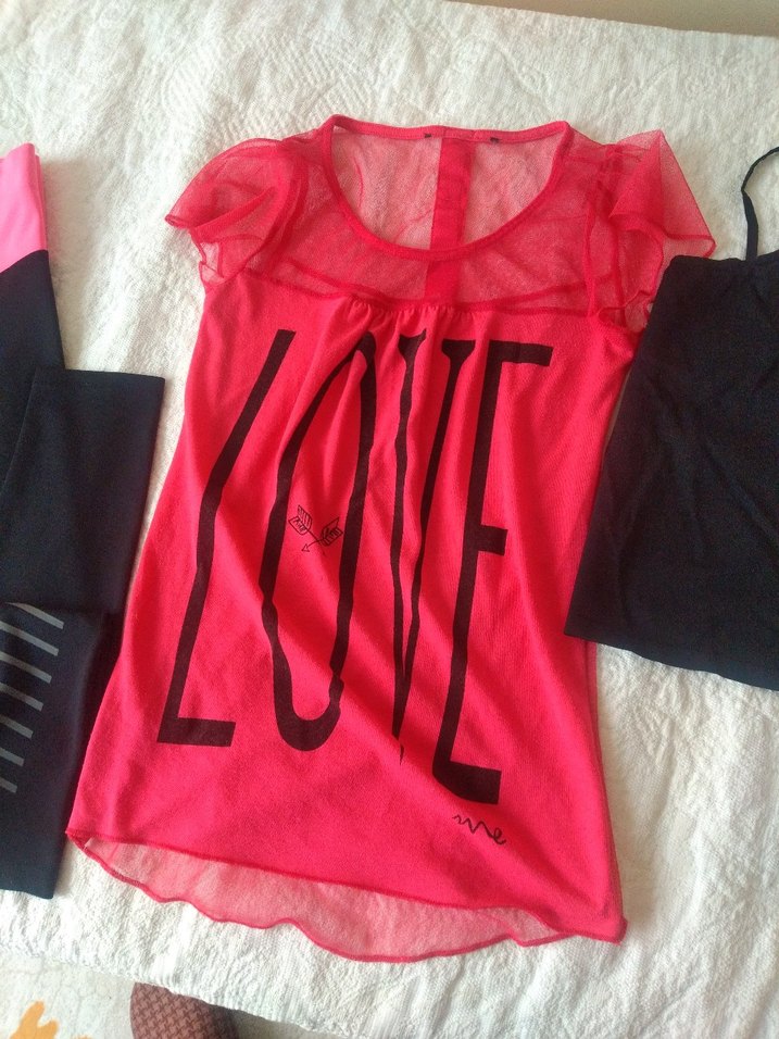 Dantel Detaylı Straplez Mini Pembe Üst - Görsel 3