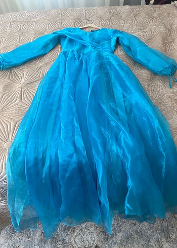 Tesettür  Parlak Bohem  parti bekarlığa veda mezuniyet elbise - Görsel 3