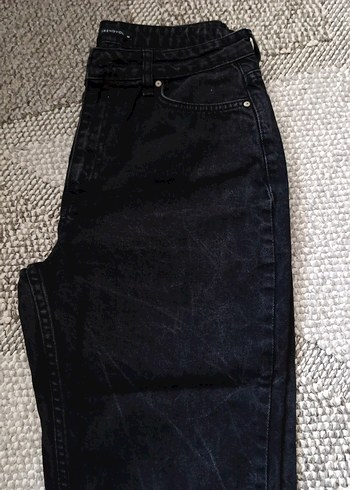 Erkek Siyah midi boy Kot 40 beden Trendyol kot pantolon - Görsel 3