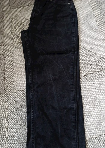 Erkek Siyah midi boy Kot 40 beden Trendyol kot pantolon - Görsel 2