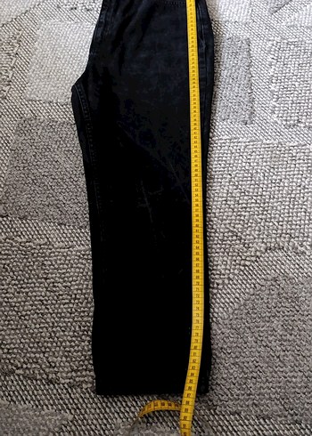 Erkek Siyah midi boy Kot 40 beden Trendyol kot pantolon - Görsel 4