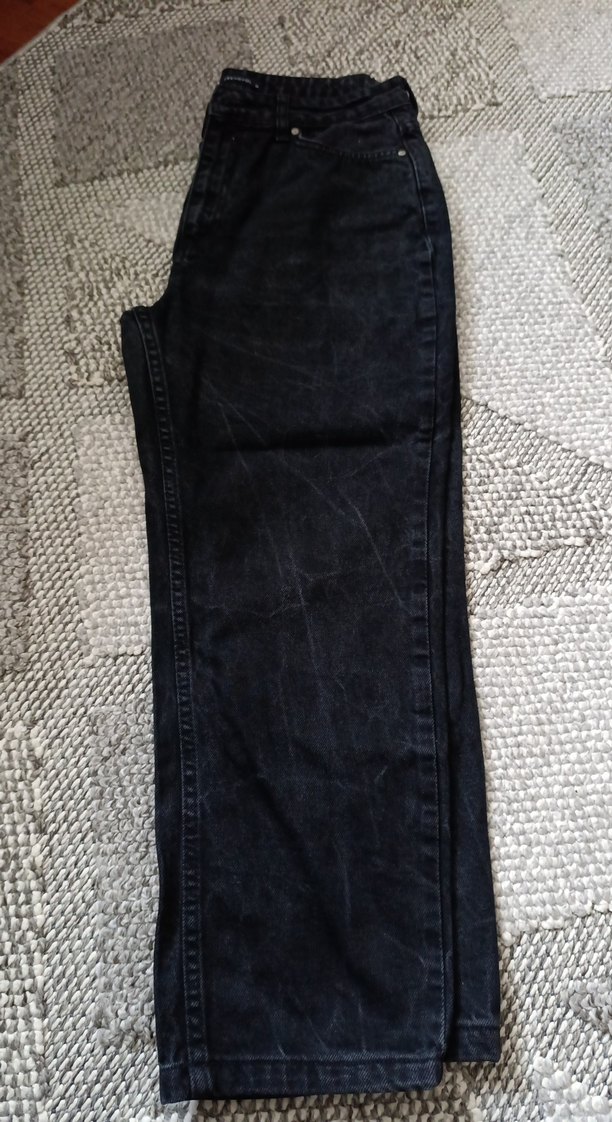 Erkek Siyah midi boy Kot 40 beden Trendyol kot pantolon - Görsel 2