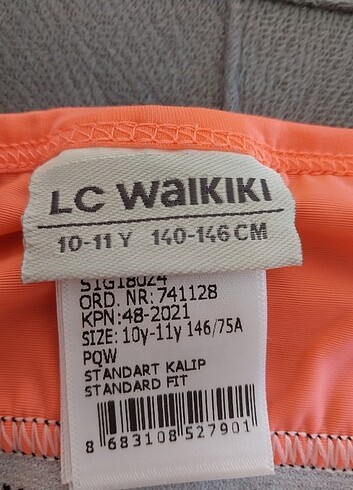 10 Yaş Beden Lc waikiki 10-11 yaş kız Çocuk bikini
