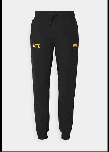 UFC Siyah Erkek Sweatpant Velcro Detaylı - Görsel 3