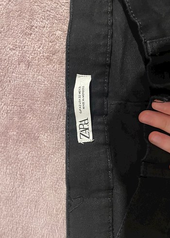 Siyah erkek Normal Boy Dar Kesim Kot Pantolon - Görsel 2