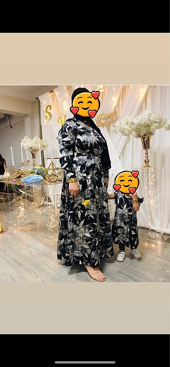 Anne kız elbise
