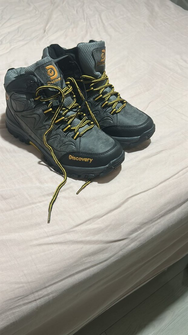 Gri  Bağcıklı Erkek Outdoor Ayakkabı - Görsel 3