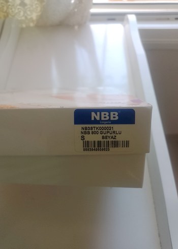 Nbb Dantelli Beyaz V Yaka Mini Kadın Pijama Takımı