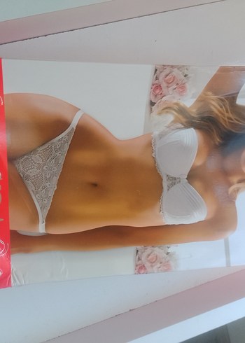Beyaz Mini Dantel Bohem Sütyen