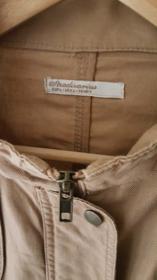 l Beden Stradivarius camel kisa spor ceket L