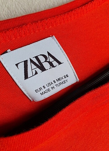 m Beden kırmızı Renk Zara tunik formlu bluz M