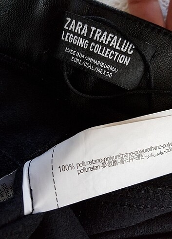 ZARA deri pant 42 - Görsel 2