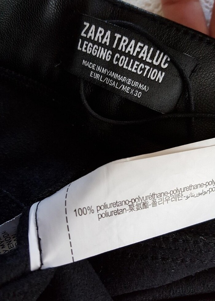 ZARA deri pant 42 - Görsel 2