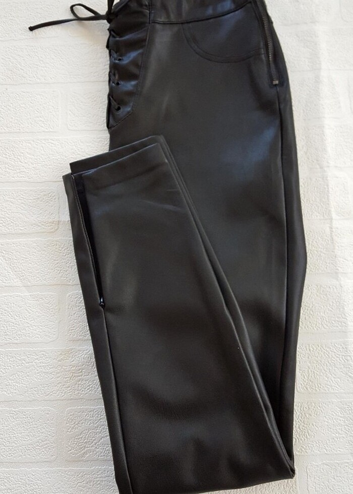 ZARA deri pant 42 - Görsel 3