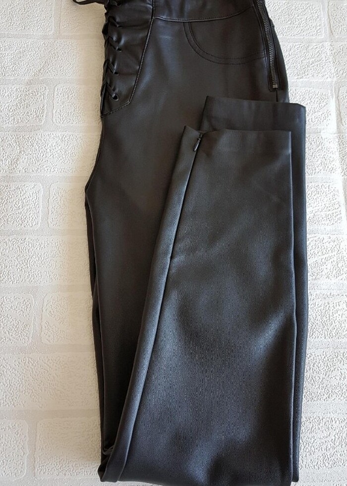 ZARA deri pant 42 - Görsel 4