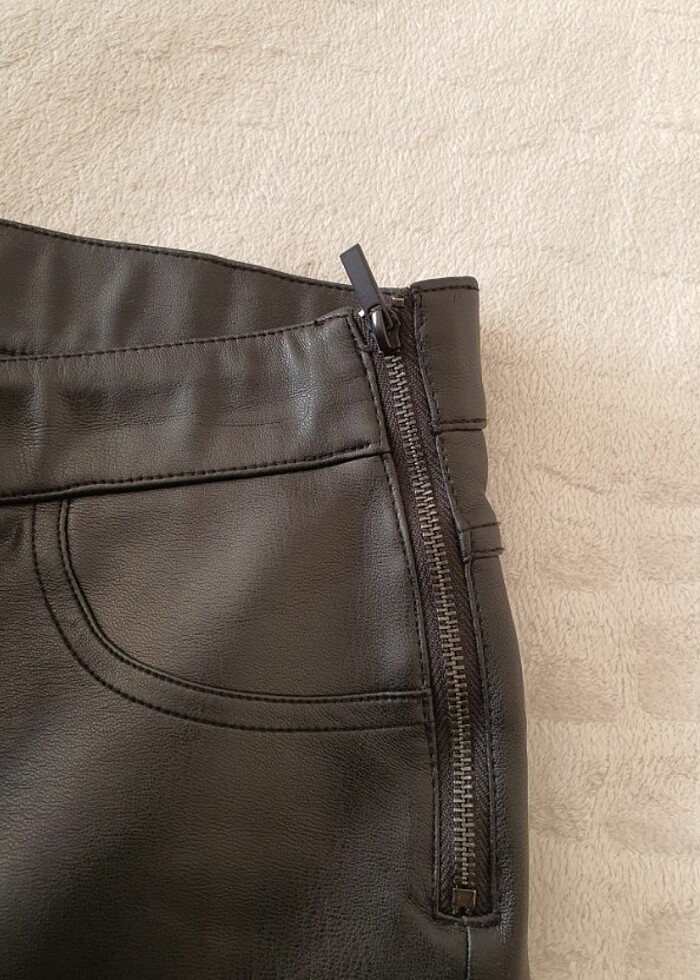 ZARA deri pant 42 - Görsel 5