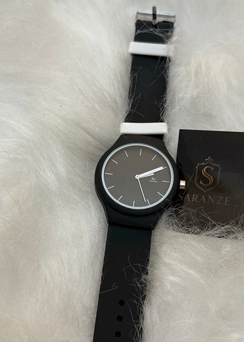 Beden Saranze Siyah Minimalist Erkek Kadın Unisex Saat