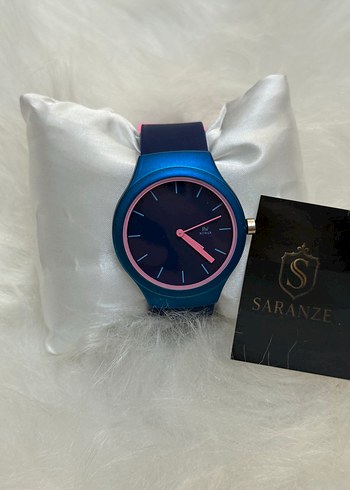 Saranze Minimalist Unisex Kol Saati - Mavi