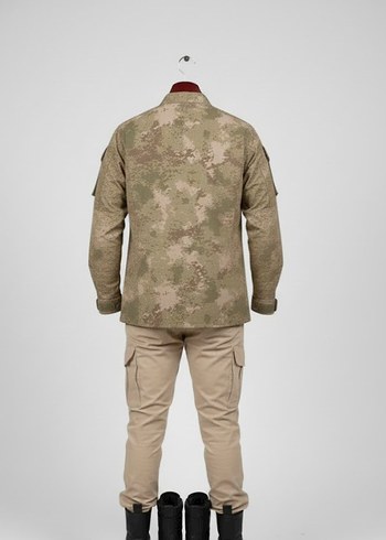 Erkek Kamuflaj Desenli Regular Fit Ceket - Görsel 2